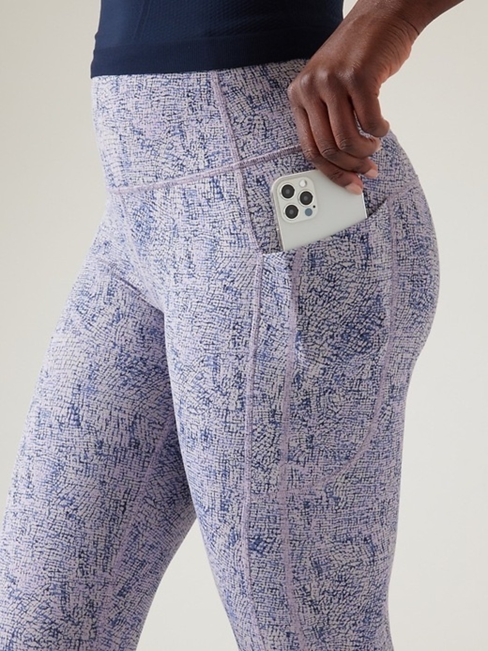 Athletea Ultimate Stash Textured 7/8 Tight